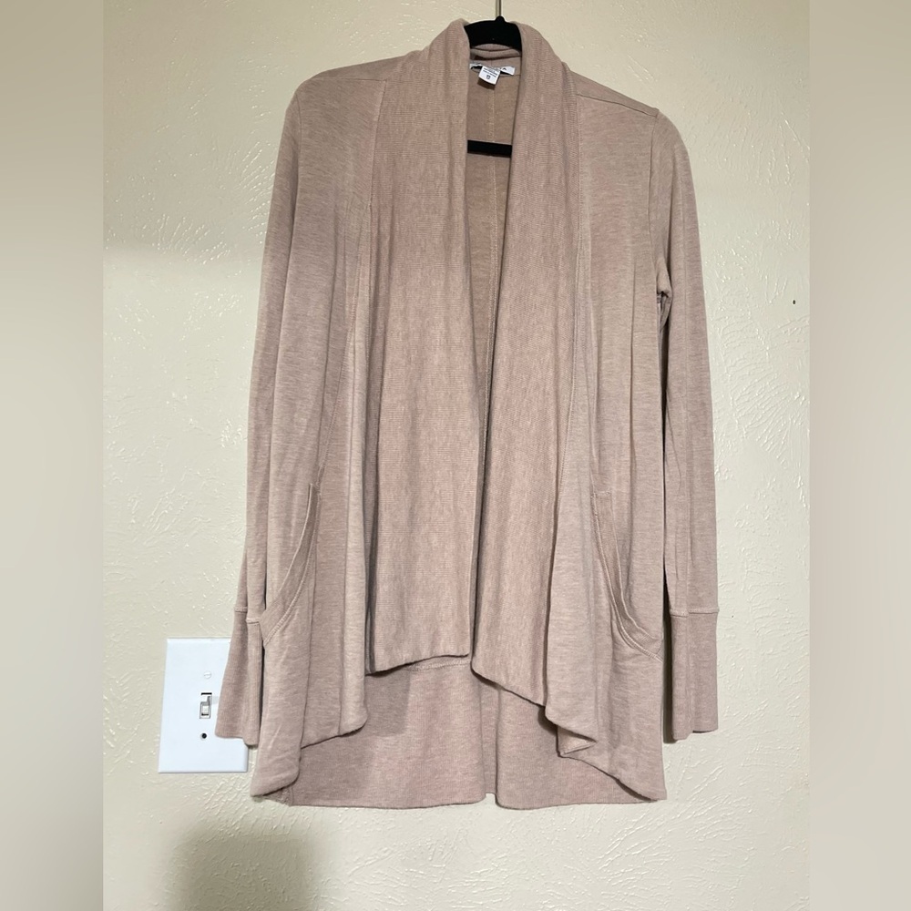 Athleta Womens Sweater Blush Size XS Pranayama Wrap Soft‎ Open Cardigan